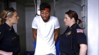 Poor black guy gets rudely abused by horny fake cops